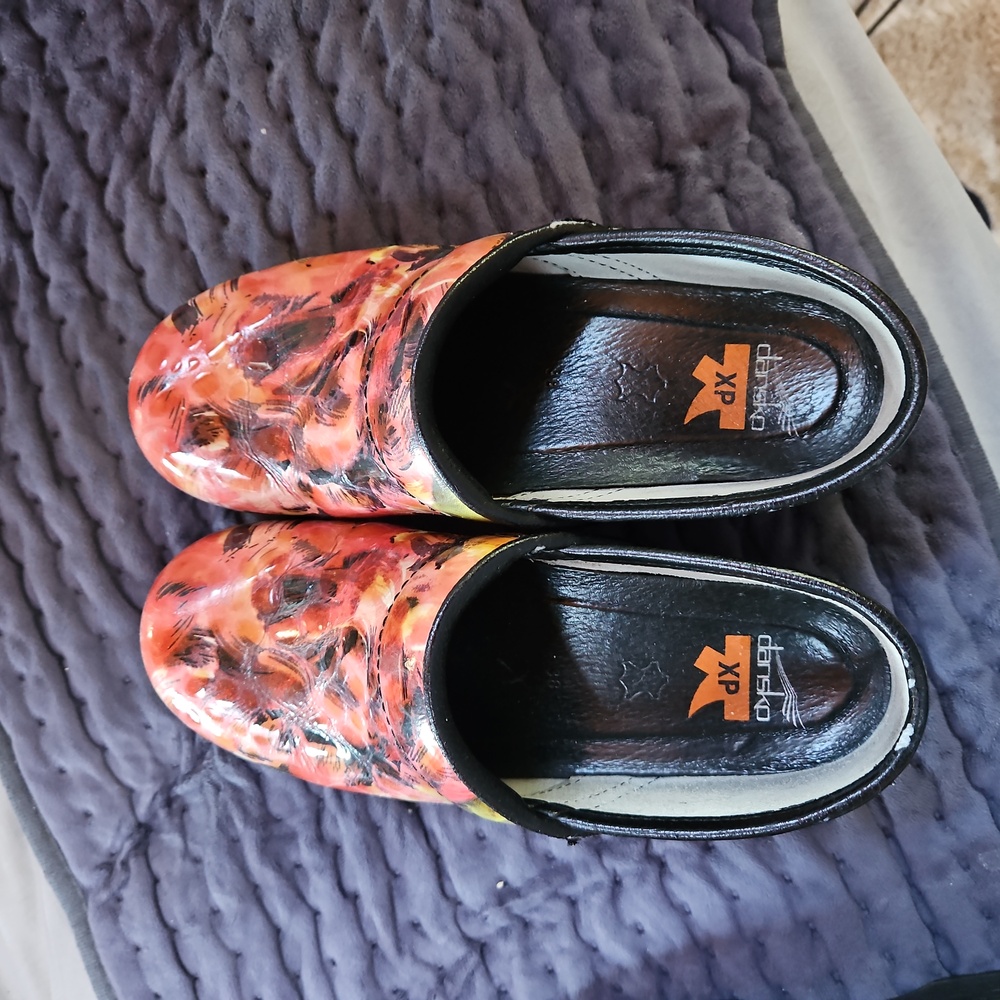 Colorful Dansko clogs size 38